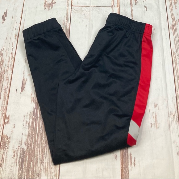 Athletic Works Joggers /Track Pants Black & Red Sz XL(14-16) - Picture 2 of 13